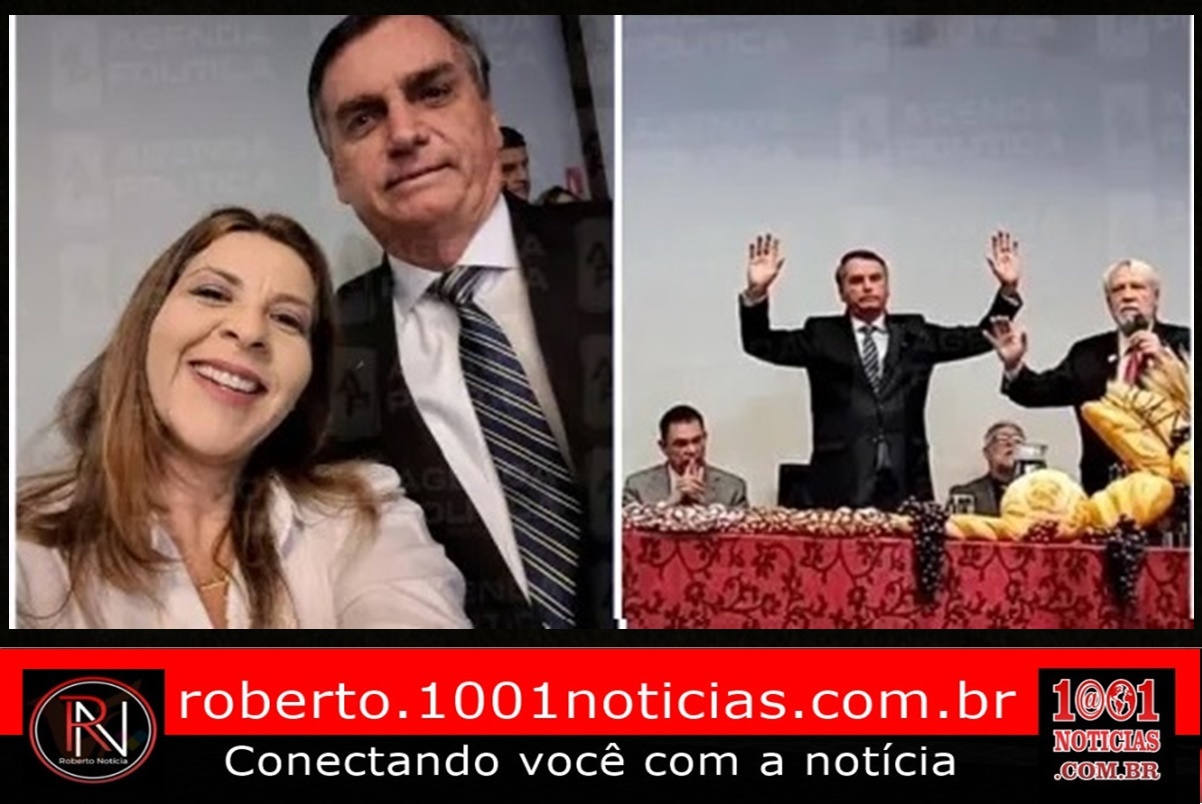 Deputada Eliza Virgínia encontra Bolsonaro em culto da Frente Parlamentar Evangélica