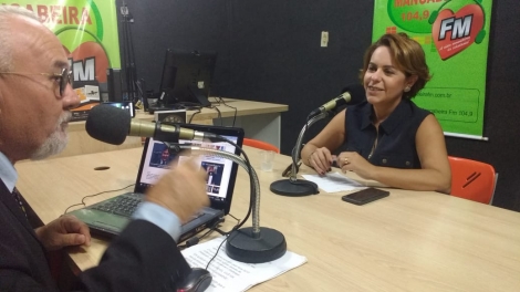 EXCLUSIVO - Secretria Daniela Bandeira defende que legado administrativo de Cartaxo deva continuar aps 2020 e anuncia obra de ponte que liga Mangabeira ao Valentina