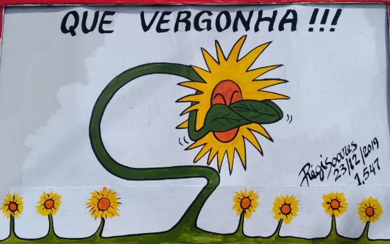 CHARGE DO RGIS SOARES  O jardim Girassol envergonha os paraibanos !