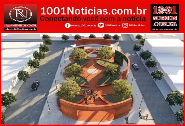 EM SÃO JOSÉ DE PIRANHAS  -  Bal Lins assina ordem de serviço para reconstrução da praça do bairro São Sebastião