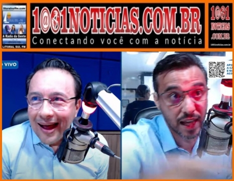 Foto Reproduo - Montagem: Sistema 1001 Notcias de Comunicao