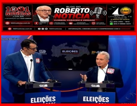 ELEIÇÕES 2026 – Debate TV Diário do Sertão: Nabor e André trocam ofensas de ‘boneco de Olinda‘ e ‘homem da mala do Banco Master‘